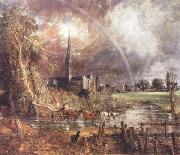 John Constable Salisbury Cathedral from the Meadows Sweden oil painting artist